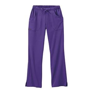 Jockey Scrub Pant Poly/Ryn/Spndx 4 Pockets 5X Large Purple Womens Ea