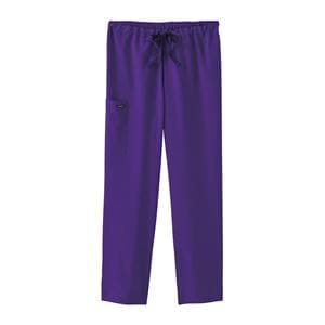 Jockey Scrub Pant Poly/Ryn/Spndx 2 Pockets Small Purple Unisex Ea