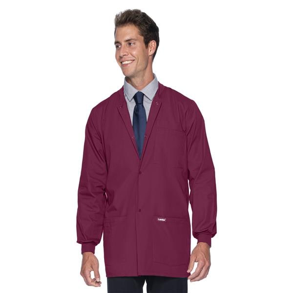 Warm-Up Jacket 5 Pockets Long Sleeves / Rib-Knit Cuff 33 in X-Large Wine Mens Ea
