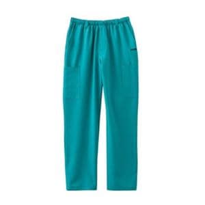 Jockey Scrub Pant Poly/Ryn/Spndx 7 Pockets 3X Large Teal Mens Ea