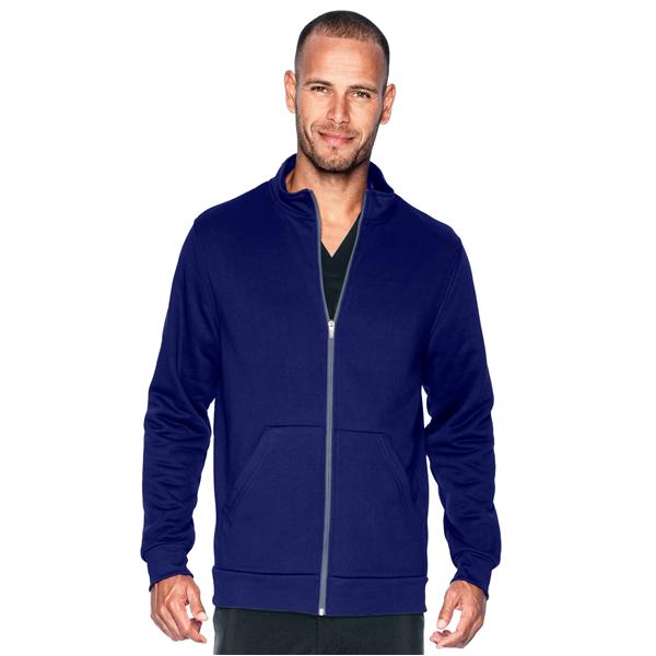 Urbane Warm-Up Jacket 2 Pockets Long Sleeves / Knit Cuff Medium Tr Nvy Mens Ea