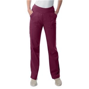 Yoga Scrub Pant Medium Wine Womens Ea