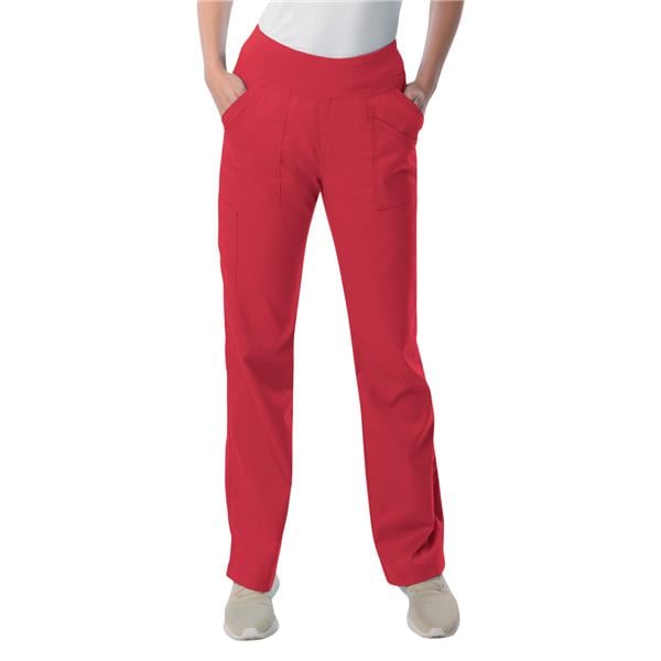 Yoga Scrub Pant XX-Small True Red Womens Ea