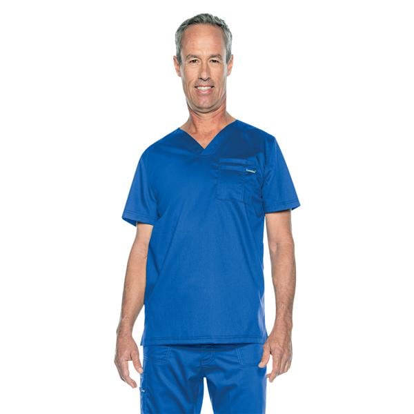 Scrub Top 1 Pocket Mens Ea