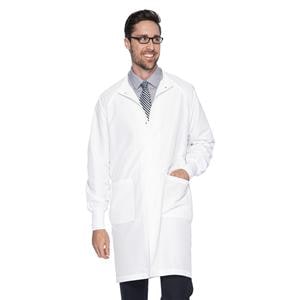 Lab Coat Long Sleeves White Unisex Ea