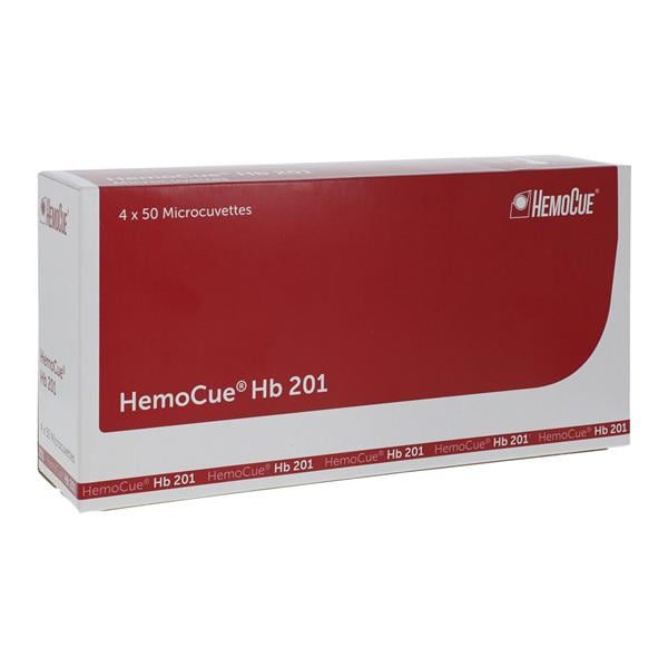 HemoCue Hb 201 Analyzer Microcuvette 4x50/Bx
