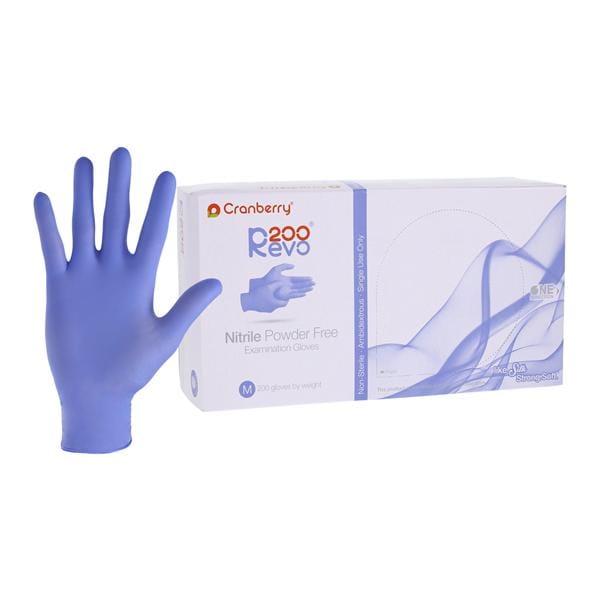 R200 Nitrile Exam Gloves Medium Violet Blue Non-Sterile