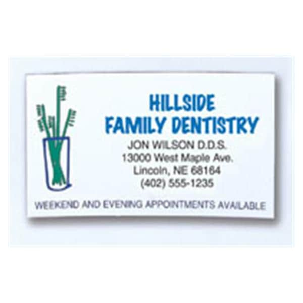 Business Card Magnet Imprinted 3-Color 500/Pk