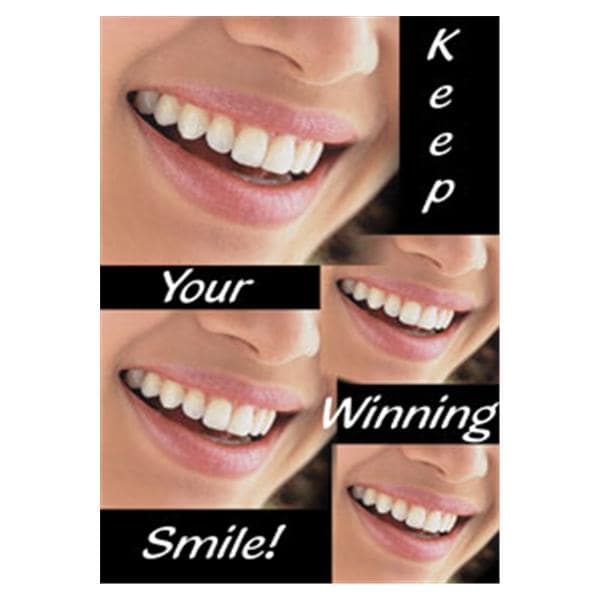 Imprinted Recall Cards Keep Winning Smile 4 in x 6 in 250/Pk