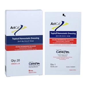 ActCel Hemostatic Cellulose Gauze 2x4