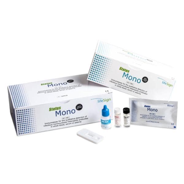 Status Mono Test Kit CLIA Waived Whole Blood/ Non-CLIA Regulated Serum 10/Kt