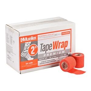 Tapewrap Premium Underwrap Ultrasoft Fabric 2"x6yd Orange 24/Ca