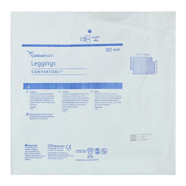 28.5x42.75" Sterile Leggings Drape Non-Fenestrated