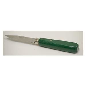 Lab Knife Size 3 Carbon Steel Green Ea