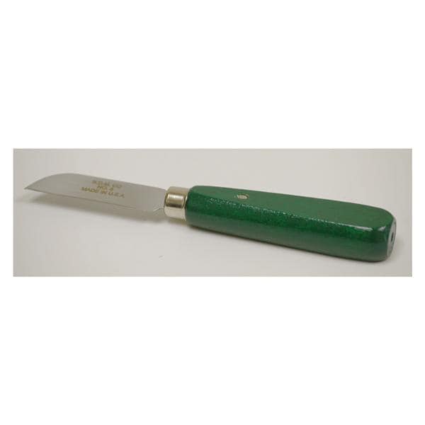 Lab Knife Size 8 Carbon Steel Green Ea