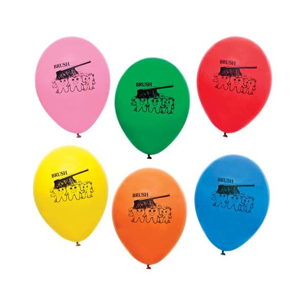 Toy Balloons Brush Assorted Colors 9 in 250/Pk