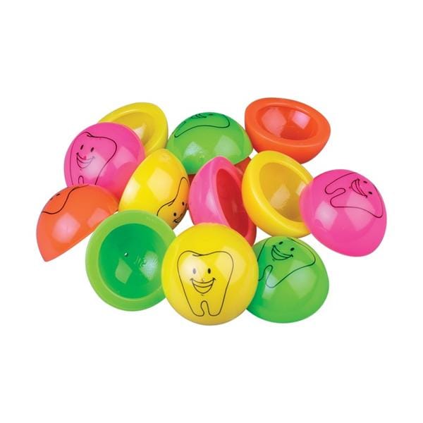 Toy Poppers Tooth Assorted Neon 45 mm 48/Pk