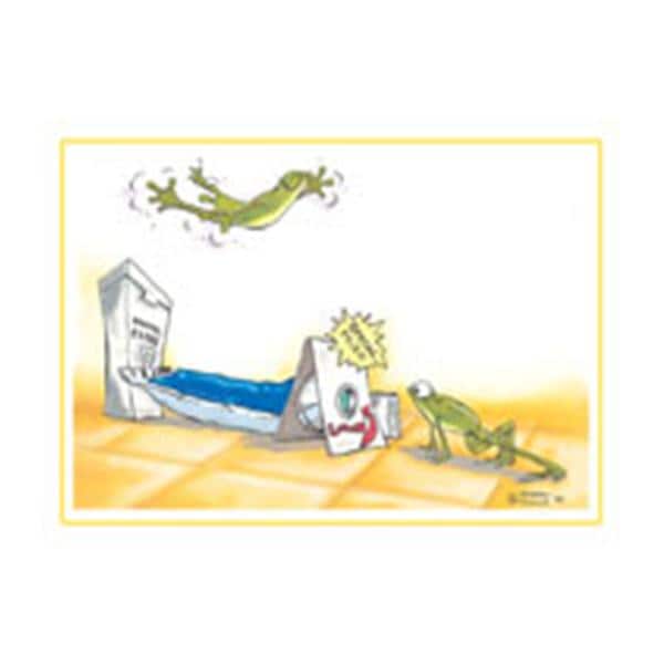 Imprinted Recall Cards Leaping Frog 4 in x 6 in 250/Pk