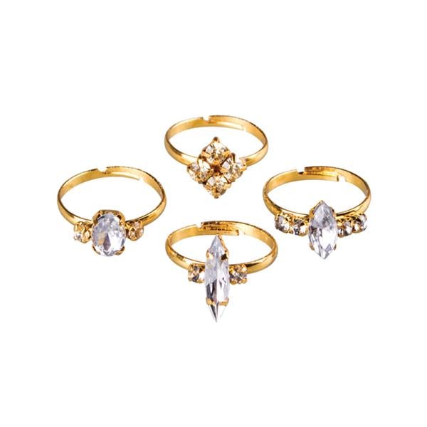 Diamond Rings Assorted Styles Assorted Colors 48/Bx