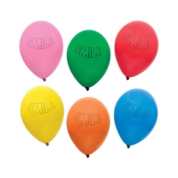 Personalized Balloons Smile White or Black Imprint 1000/Pk