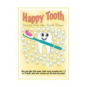 Imprinted Recall Cards Happy Tooth 4 in x 6 in 250/Pk