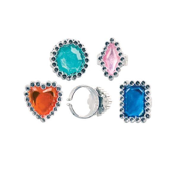 Jewel Rings Assorted Colors 144/Bg