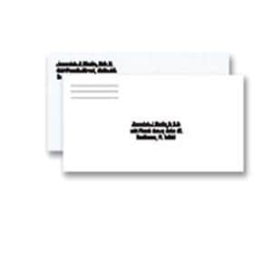 Business Envelopes #6 1/4 Gummed Flap White With Logo 500/Bx