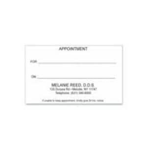 Imprinted Appointment Card 1-Color 500/BX