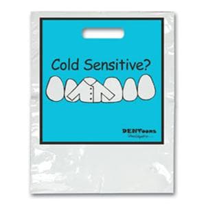2-Color Bags Dentoon Cold Sensitive White 9 in x 13 in 100/Pk