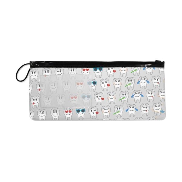 Scatter Print Zip Close Pouch Emoji 10 in x 4 in 144/Pk