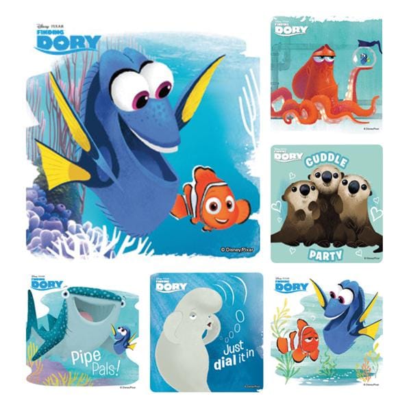 Stickers Finding Dory Assorted 100/Rl