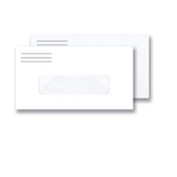 Business Envelopes #6 3/4 Gummed Flap White With Logo 500/Bx