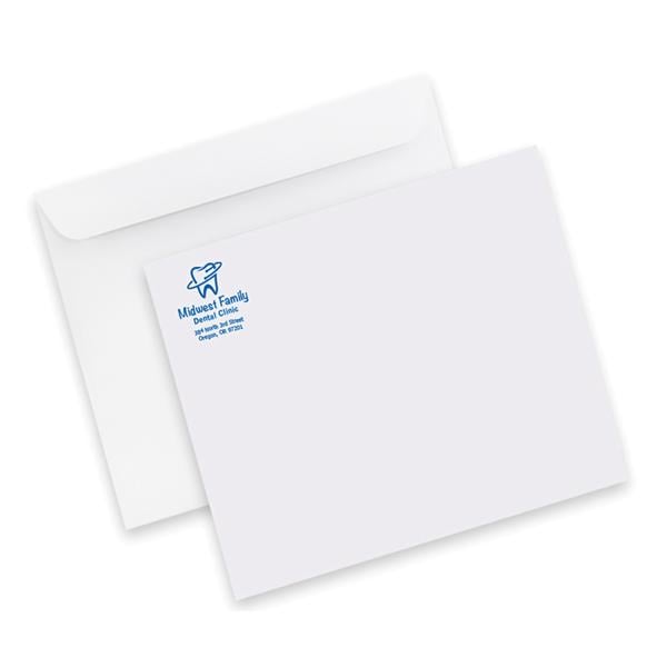 Business Envelopes #6 3/4 Blue With Logo 500/Bx