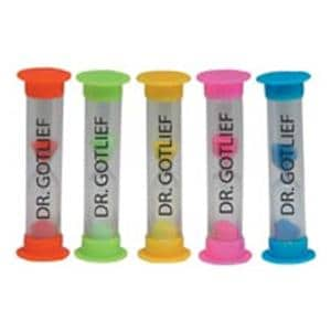 Imprinted Brushing Timer Round Cap 3 Minute 3.5 in Assorted Colors 250/Pk