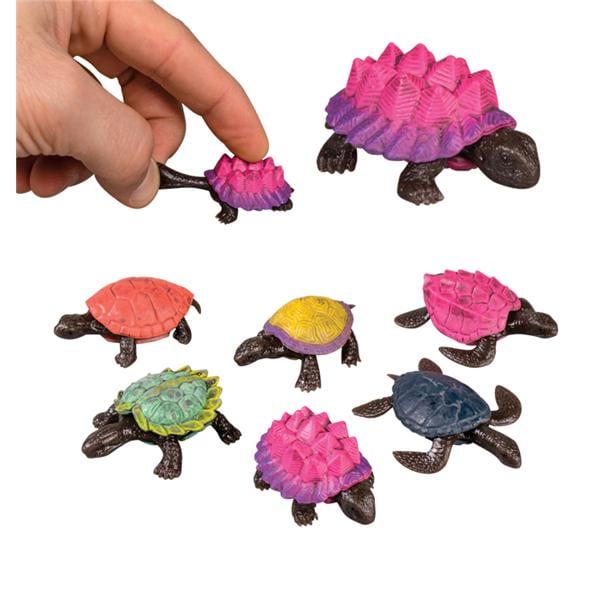 Toy Stretchy Turtles Assorted Colors 48/Pk