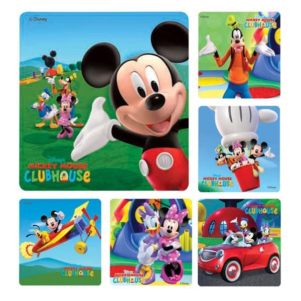 Stickers Mickey Mouse Club Assorted 100/Rl