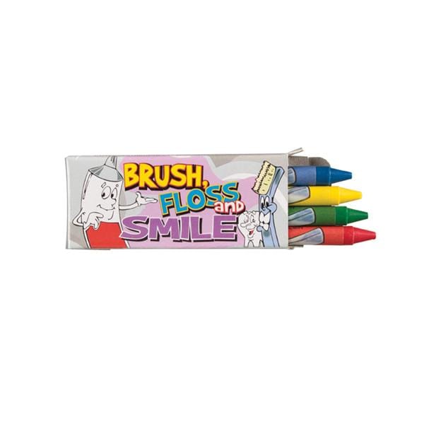 Dental Themed Crayon Box 50Bxs/Pk