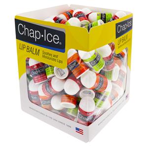 Chap Ice Lip Balm Mini Assorted Cube Container 100/Pk