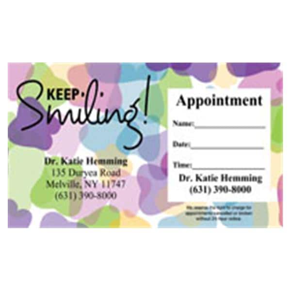 Peel N Stick Appointment Card Stained Glass 500/Bx