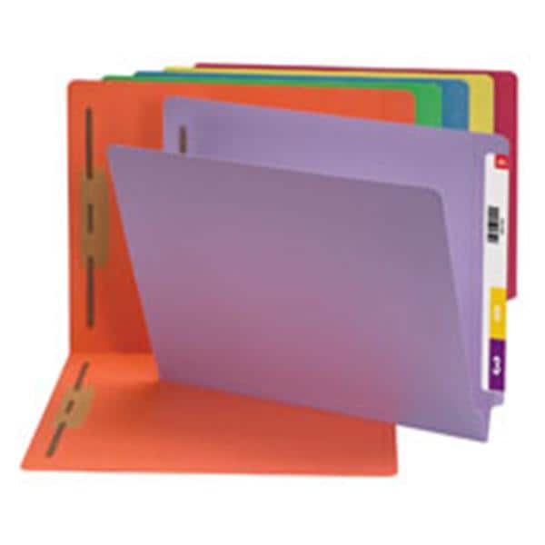 11 Pt End-Tab Folder Fasteners 1 & 3 Orange 50/Bx