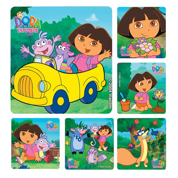 Stickers Dora the Explorer Assorted 100/Rl