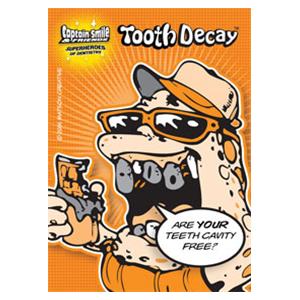 Laser 4-Up Recall Cards Tooth Decay 4 in x 6 in 100/Pk