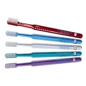 Acclean Imprinted Toothbrush Adult 39 Tuft Compact Assorted 144/Pk