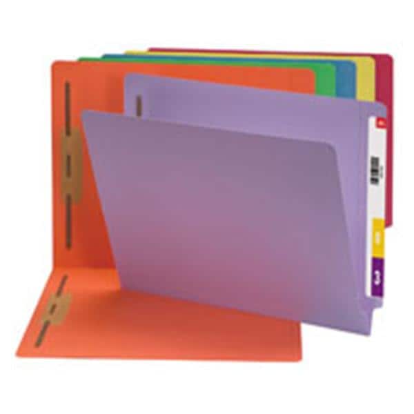 11 Pt End-Tab Folder 2 Fasteners Pink 50/Bx