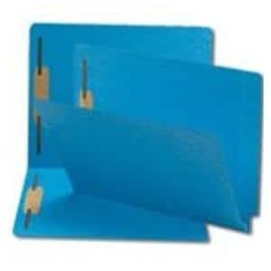 14 Pt End-Tab Folders 1 Fstnr Blue 50/Bx 50/Bx