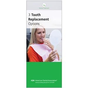 Brochure 3 Tooth Replacement Options 12 Panels English 50/Pk