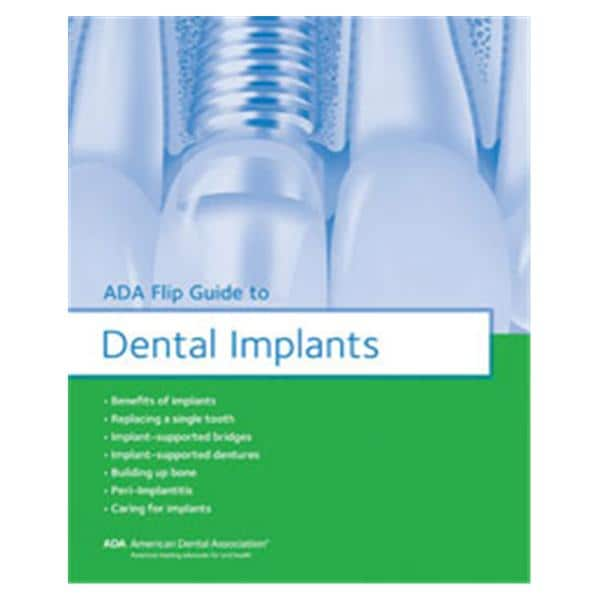 Flip Guide Dental Implants 9 Pages English Ea