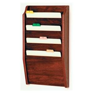 Chart Holder 4-Pocket Mahogany14x24x3.75 Ea