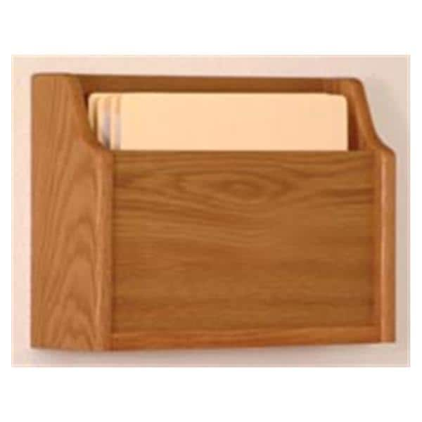 Chart Holder Deep Pckt Med Oak15x11x4.5 Ea