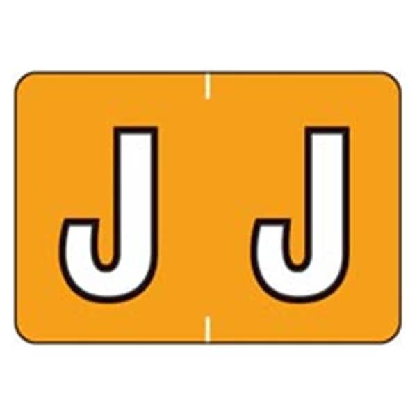 Colwell Jewel Tone "J" Labels1.5"x1" 500/Rl